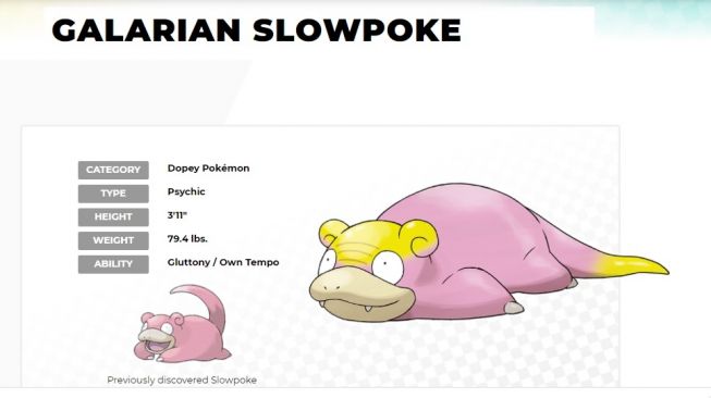 Galarian Slowpoke. [Pokemon] 