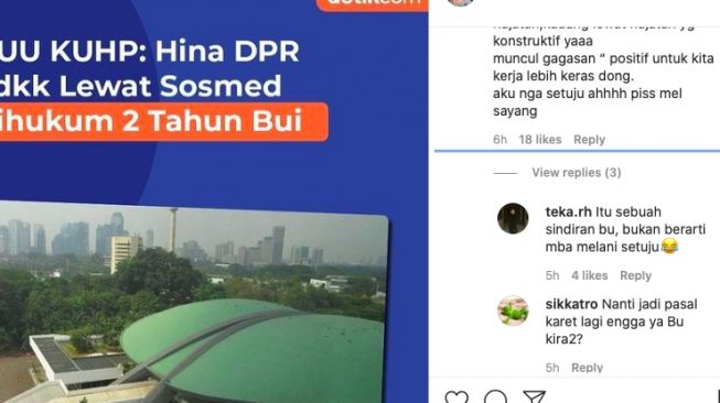 Komentari Unggahan Melanie, Krisdayanti Dikritik Netizen: Bakal Pasal Karet Lagi