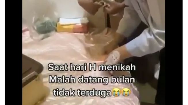 Pengantin Wanita Datang Bulan di Hari Pernikahan, Suami Mendadak Ngambek di Pelaminan