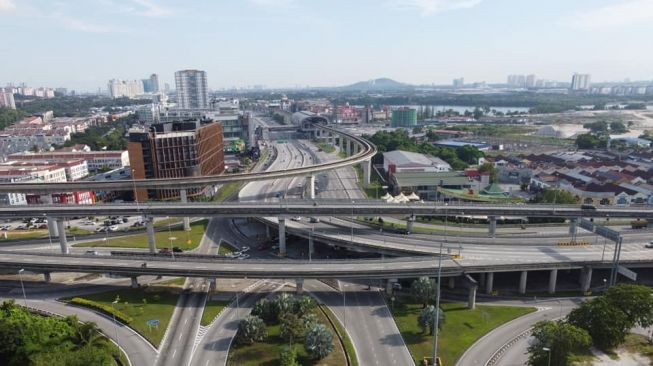 Nyaris Seperti Kota Mati, Begini Penampakan Kota di Malaysia Saat Lockdown