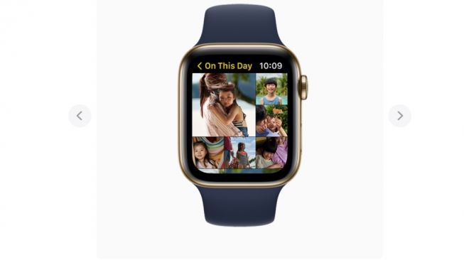 Fitur Photos dan Mode Potret di watchOS 8. [Apple]