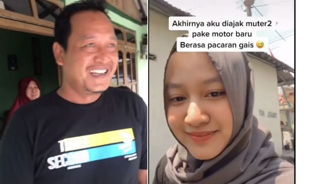 Kisah Gadis Cantik Berikan Surprise Motor Sport ke Ayahnya, Ekspresinya Tak Terduga