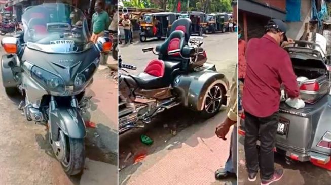 Moge Honda Gold Wing Melawan Takdir, Bukan Dipakai Touring Malah Dipakai untuk Hal Ini