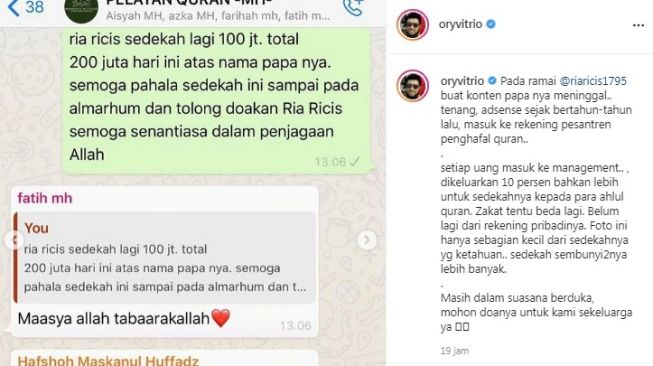 Unggahan Ori Vitrio [Instagram/@oryvitrio]