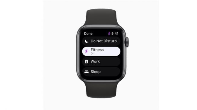 Fitur Focus di watchOS 8. [Apple]