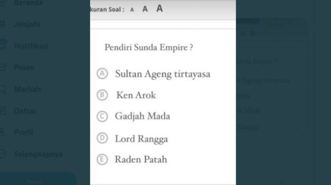 Viral, Pendiri Sunda Empire Masuk dalam Daftar Soal Ujian Sekolah