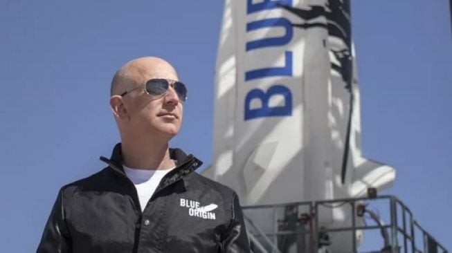 Jeff Bezos di platform Blue Origin [Blue Origin via Techradar].