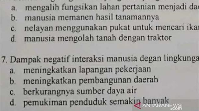 Soal Ujian SD Diselipi Kampanye Anti Sawit di Riau Menjadi Sorotan