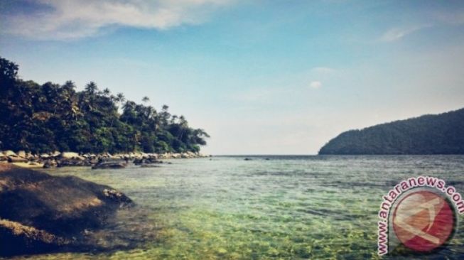 Pulau Pelapis di Kepulauan Karimata, Kayong Utara, Kalimantan Barat. (Antara/ist)