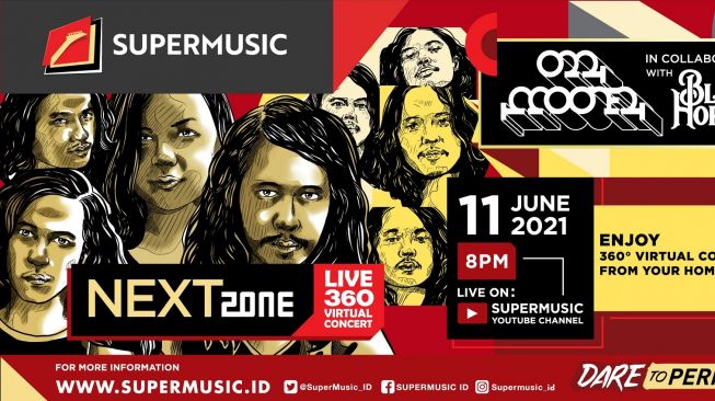 Mooner dan Black Horses Kolaborasi di Supermusic Nextzone Live 360