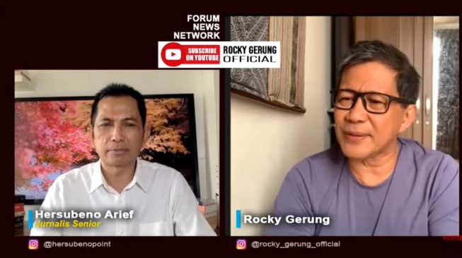 Panas! Rocky Gerung Serukan Ganti Jokowi Agar COVID-19 Indonesia Hilang, Seperti AS