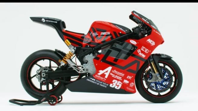 Keren! Motor Listrik Bernuansa Superbike, Diklaim Mampu Tembus Top Speed 300 Kpj