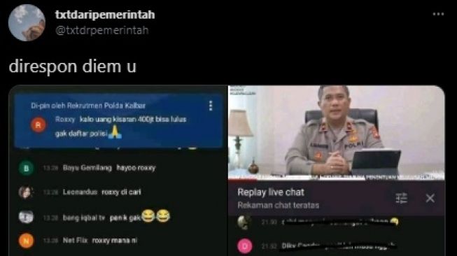 Warganet Komentar Tak Sopan di Live Chat Acara Polda, Balasan Polisi Bikin Panik