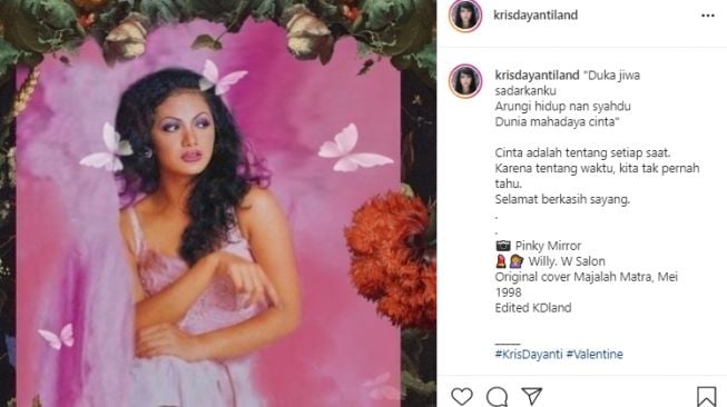 Potret lawas Krisdayanti. [Instagram/krisdayantiland]