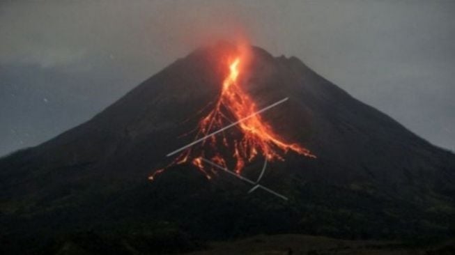 Wedhus Gembel Meluncur Sejauh 1,2 Kilometer dari Puncak Merapi Ke Barat