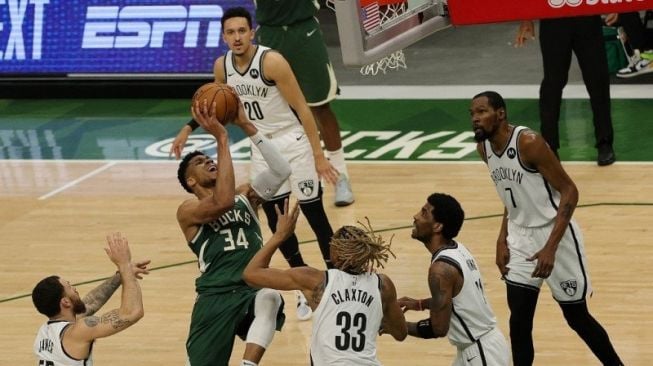 Semifinal NBA Wilayah Timur: Jrue Holiday Bawa Bucks Kalahkan Nets