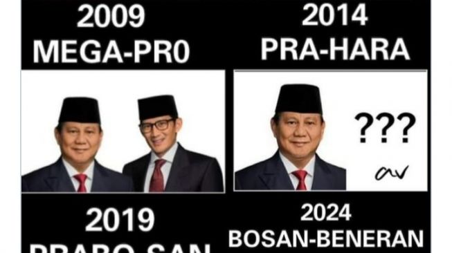 Poster pencapresan Prabowo Subianto 2019. [Twitter]