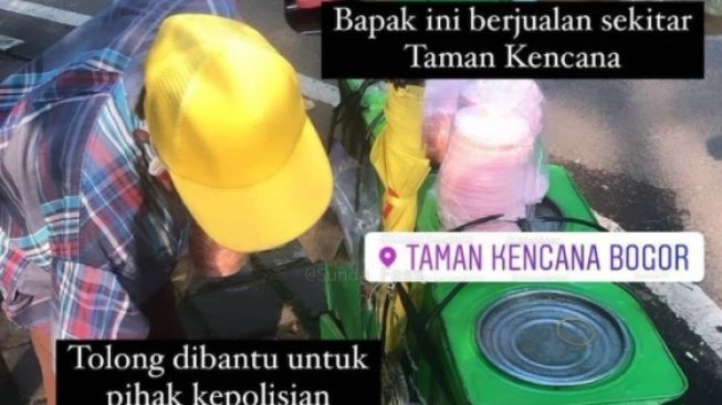 Pilu! Kakek Penjual 'Rambut Nenek' Dirampok, Uang Setoran dan HP Baru Raib