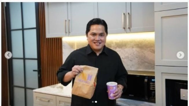 Curhat Erick Tohir Sampai Keringetan Berburu BTS Meal: Buat Anak Saya