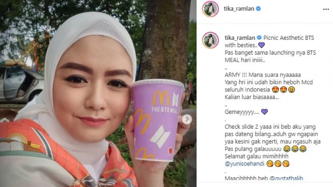 Seleb ikut beli BTS Meal [Instagram]