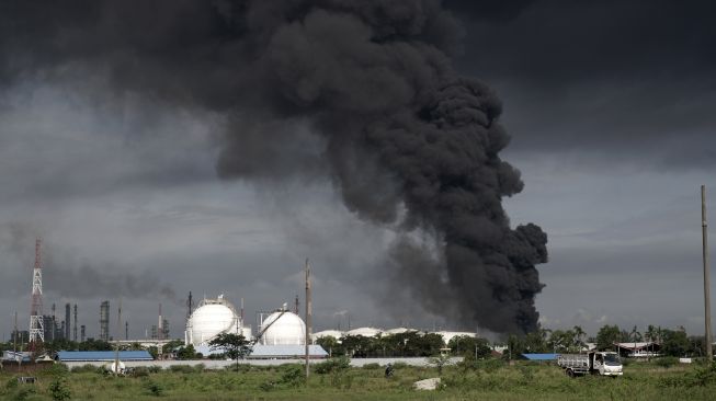 Polisi Selidiki Penyebab Kebakaran Kilang Pertamina di Cilacap