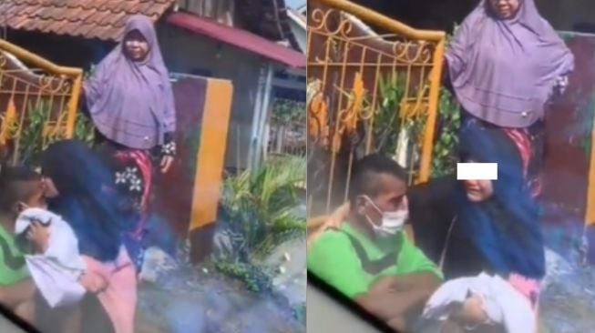 Bikin Terenyuh! Momen Perpisahan Anak Pamit Pergi, Ayah Menangis Sesenggukan