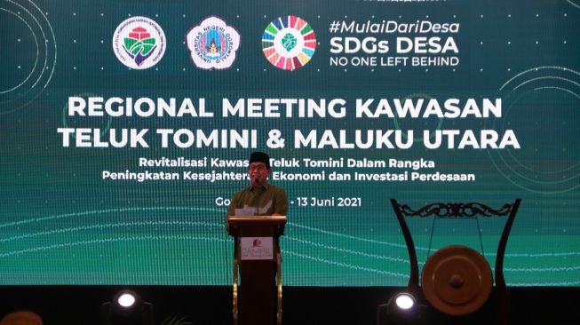 Regional Meeting Teluk Tomini-Malut, Mendes Abdul Halim: Bangun Desa Jangan Lupakan Akar