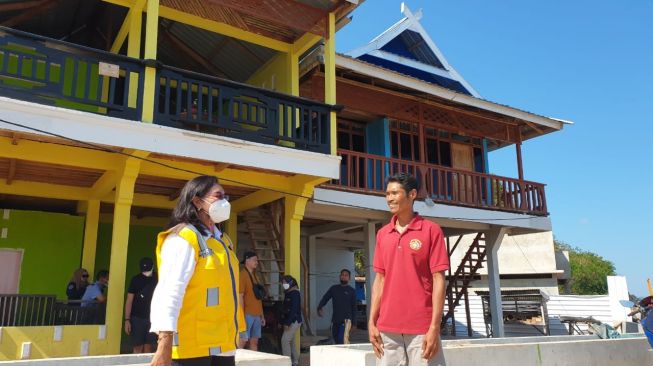 Ilustrasi rumah masyarakat di Labuan Bajo, NTT. (Dok: PUPR)