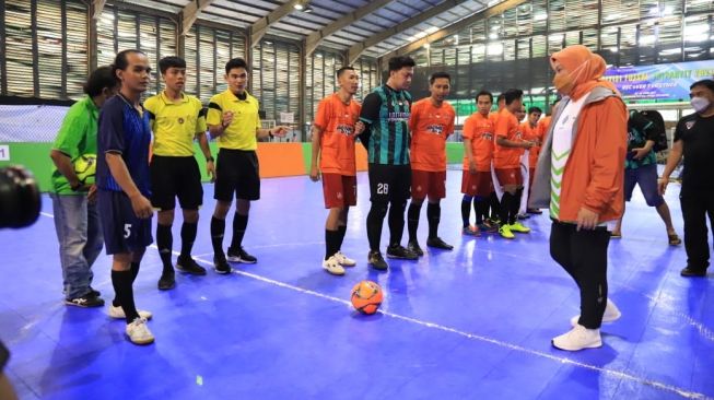 Jaga Kesehatan Saat Pandemi, Kemnaker Gelar Kompetisi Futsal Tripartit