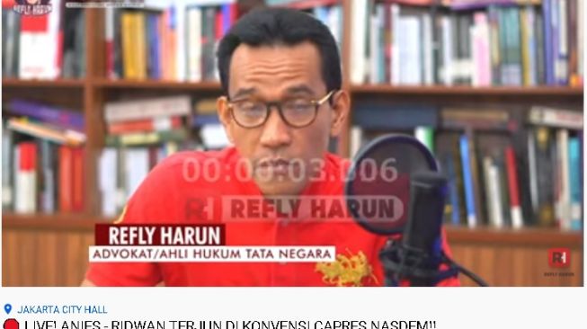 Anies Baswedan dan Ridwan Kamil terjun di konvensi capres Nasdem (youtube)