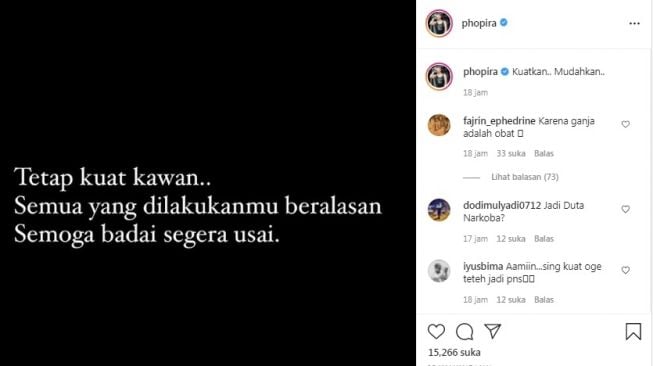 Unggahan Phopira [Instagram/@phopira]