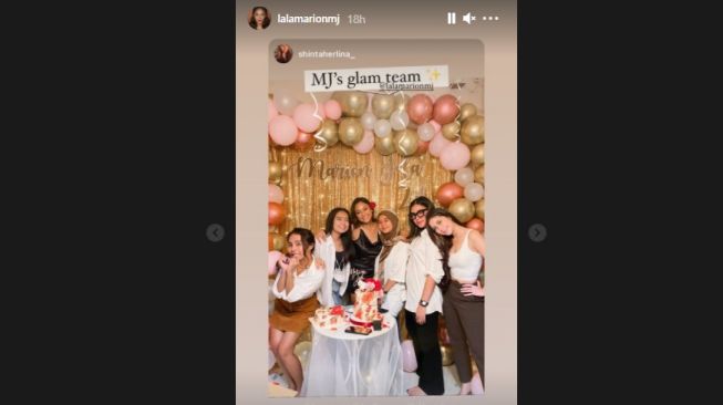 Potret Marion Jola ulang tahun. [Instagram]