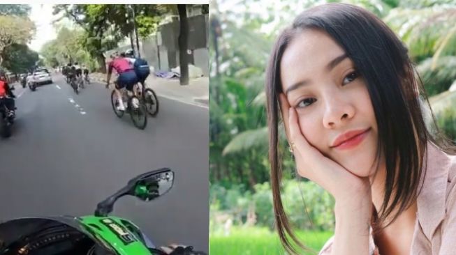 Viral Pesepeda Ambil Jalur Kanan, Nama Anya Geraldine Disebut-sebut