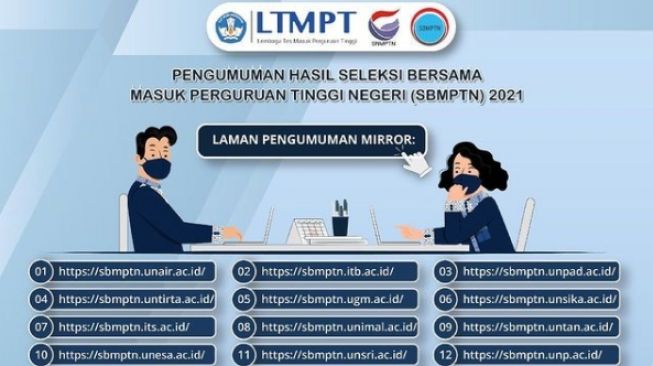 Lengkap! Link Pengumuman SBMPTN 2021, Termasuk Untan dan ITK