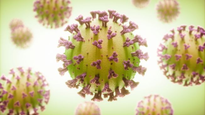 Ilustrasi virus Corona Covid-19, varian Delta. (Dok. Envato)