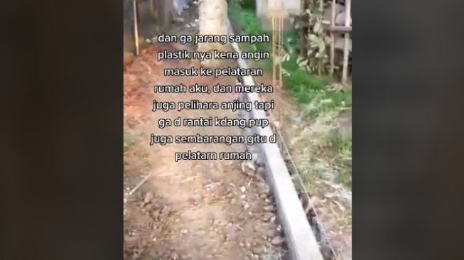 Bangun pagar agar tetangga tak berulah (tiktok)