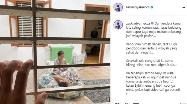 Unggahan Zaskia Adya Mecca [Instagram/@zaskiadyamecca]