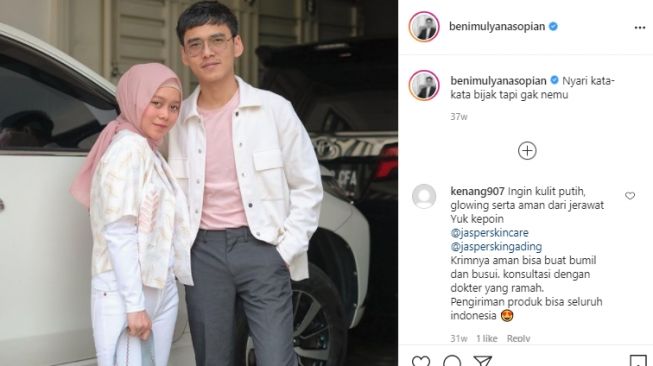 Kedekatan Beni Mulyana dan Lesti Kejora [Instagram/benimulyanasopian]