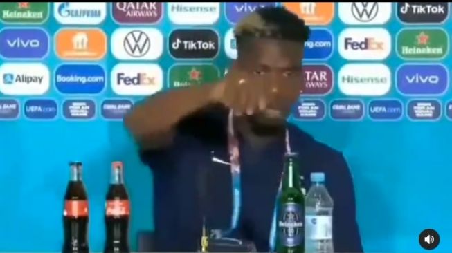 Video Paul Pogba Singkirkan Botol Bir saat Wawancara, Ustaz Yusuf Mansur: Luar Biasa