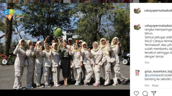 Sekolah yang didirikan Yuni Shara [Instagram/cahayapermataabadi]