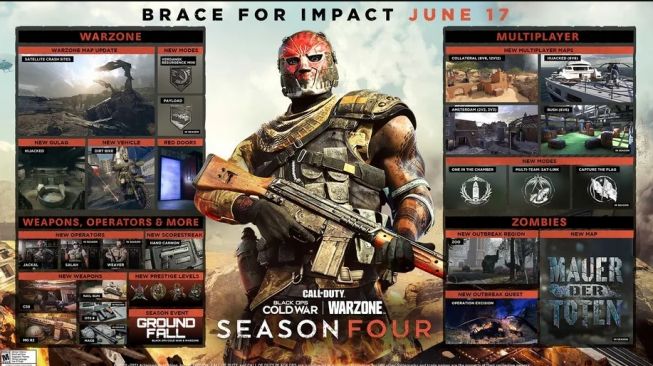 Update Call Of Duty Warzone Dan Black Ops Cold War Season 4 Bawa Banyak Senjata Baru