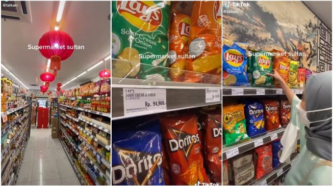 Viral Minimarket Sultan Snack 90 Ribuan, Dompet Warganet Menangis Lihat ini