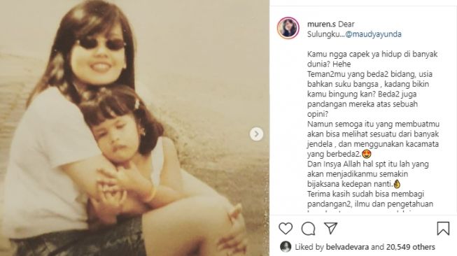 Orang Tua Maudy Ayunda. [Instagram]