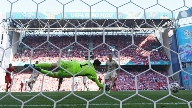 Tanpa Christian Eriksen, Denmark Permalukan Belgia di Babak Pertama