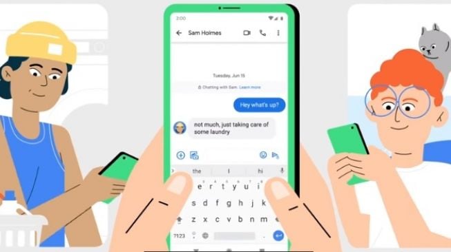 Google Messages. [YouTube/Android]