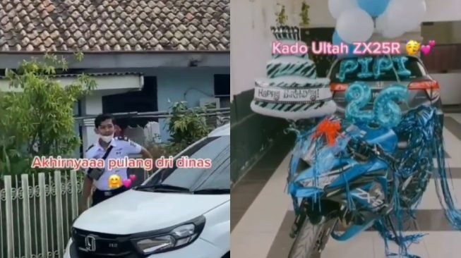 Istri Idaman Kasih Kejutan Suami Motor Garang, Penyandang Status Lajang Auto Iri