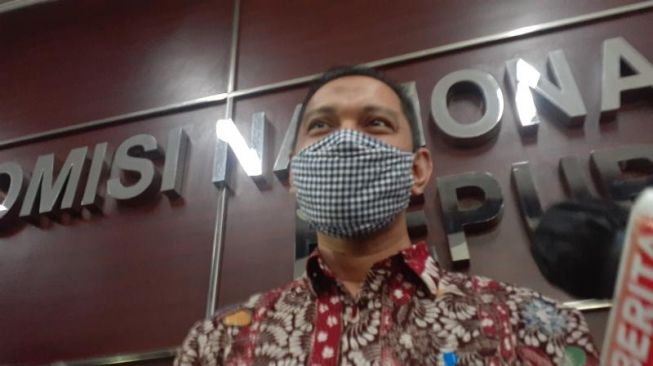 Wakil Ketua KPK Nurul Ghufron usai memenuhi panggilan Komnas HAM. [Suara.com/Yaumal]