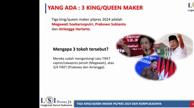 Big Boss Parpol: Megawati, Prabowo dan Airlangga jadi King/Queen Maker Pilpres 2024