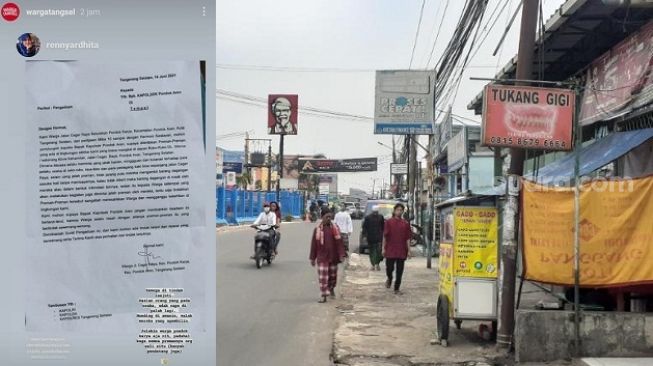 Viral, Surat Terbuka Warga Tangsel ke Kapolri: Pedagang Dimintai Jatah Preman