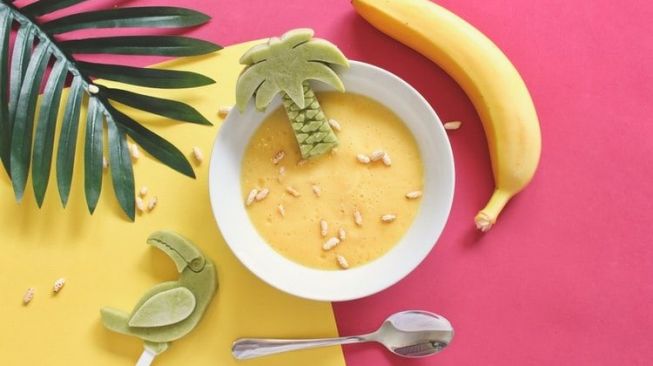 Ilustrasi smoothies pisang. (Unsplash.com)